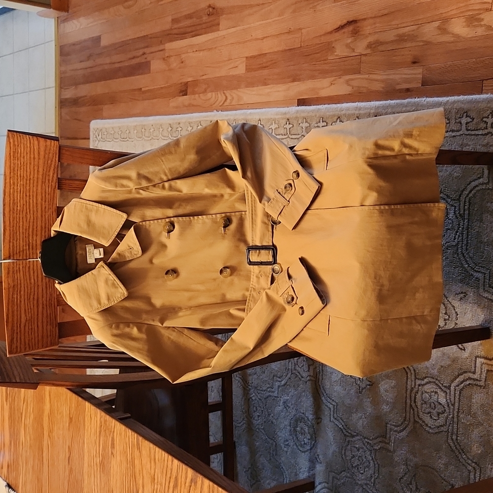 J. Crew trench coat size 0 - Picture 2 of 7